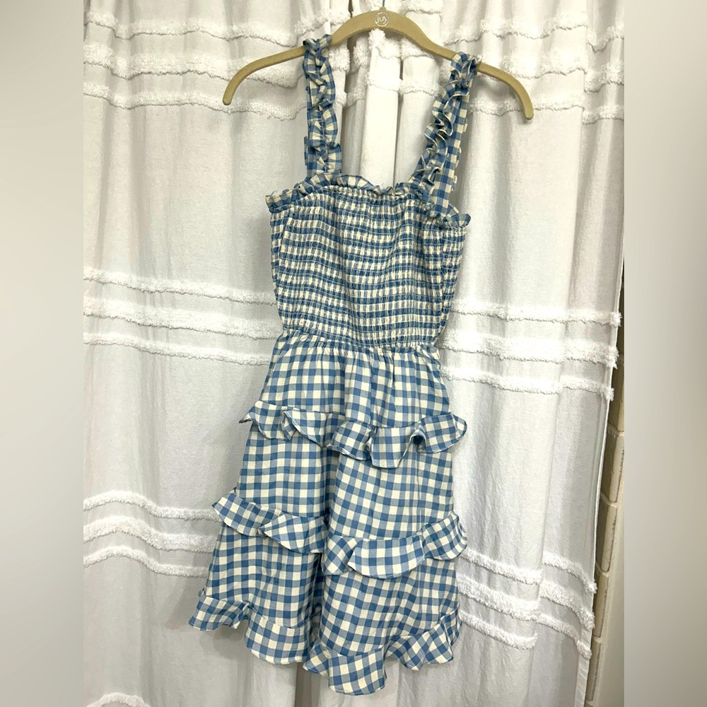 Hazel Boutique Size Small Blue/Grey Dress